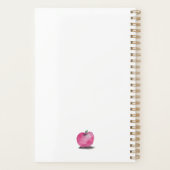 アップパーソナライズされたルウォーターカラーサンキュー先生 プランナー手帳 (裏面)