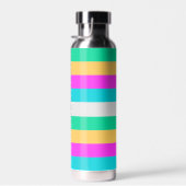 アップビートおもしろいの色やる気を起こさせる文字または名前 ウォーターボトル (右面)