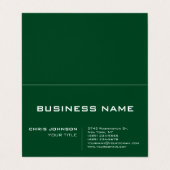 アップフォレストグリーンモダンプロフェッショナル コンテンポラリー 名刺 (外部フラット)