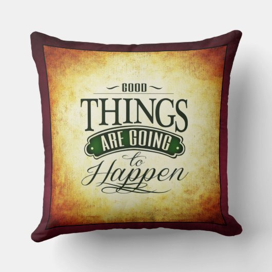 アップフ感動的ト引用文メッセージ クッション (裏面)