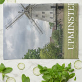 アップミンスター風車ティータオル キッチンタオル (折り畳み)