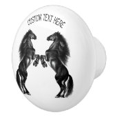 アップライトウマセラミックスノブ – カスタム文字 セラミックノブ (右)