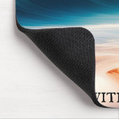 アップライトサーフボード付引用文 マウスパッド (コーナー)