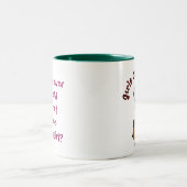 アップライトストリングダブルバスガール ツートーンマグカップ (中央)