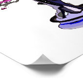 アップライトデッドウッドボンサイパープル ポスター (角)