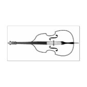 アップライトベースミュージシャン先生ジャズバンド ラバースタンプ (インプリント)