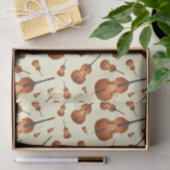 アップライトベースミュージシャン先生ジャズバンド 薄葉紙 (ギフト)