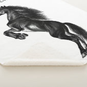 アップライトホースシェルパブランケットカスタム文字とカラー シェルパブランケット (3/4)