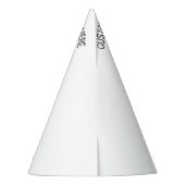 アップライトホース紙パーティーハットカスタムと文字 パーティーハット (裏面)