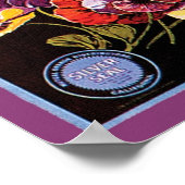 アップランドパンシーヴィンテージクレート表示 ポスター (角)