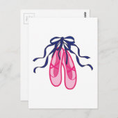 アップリケ・バレエ・スリッパ ポストカード (正面/裏面)