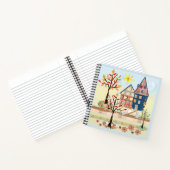 アップリケ、住宅、村 ノートブック (内部)
