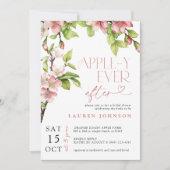 アップリーモダンエバーアフター春ブライダルシャワー 招待状 (正面)