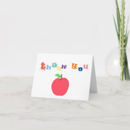 アップルありがとう サンキューカード