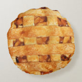 アップルおもしろいパイノベルティ枕 ラウンドクッション (裏面)