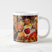 アップルおもしろいボビング事故ハロウィンジャンボマグ ジャンボコーヒーマグカップ (右)