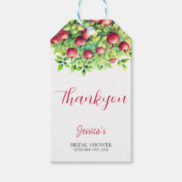 アップルで永遠に幸せ　秋のブライダルシャワー ギフトタグ