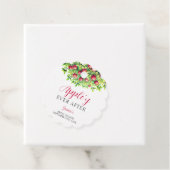 アップルで永遠に幸せ 秋のブライダルシャワー フェイバータグ (インサイチュ)