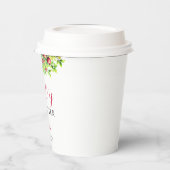 アップルで永遠に幸せ　秋のブライダルシャワー 紙コップ (左)