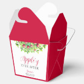 アップルで永遠に アップルの秋のブライダルシャワー フェイバーボックス (オープン)