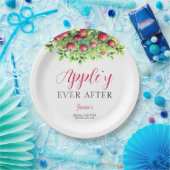 アップルで永遠に アップルの秋のブライダルシャワー ペーパープレート (パーティー)