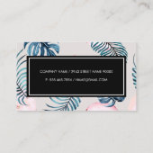 アップルとモンステラ離れの 名刺 (裏面)