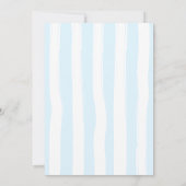 アップルのファーストバースデーパーティー 招待状 (裏面)