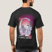 アップルのヘッドフォン Tシャツ (裏面)