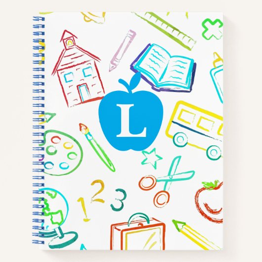 アップルの先生モノグラムスパイラルノート ノートブック (正面)