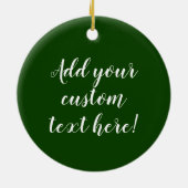 アップルの形状リトルマインドパーソナライズされた先生 セラミックオーナメント (裏面)