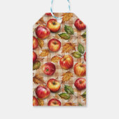 アップルの後にアップリー秋ブライダルシャワーの好意 ギフトタグ (裏面)