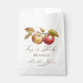 アップルの後にアップリー秋ブライダルシャワーの好意 フェイバーバッグ (正面)