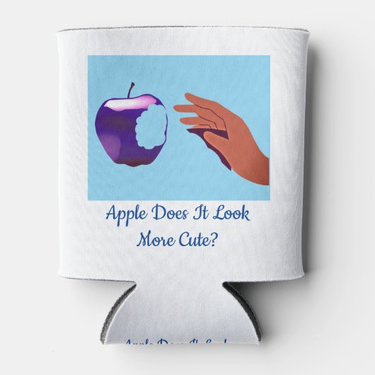 アップルの方が可愛い 缶クーラー (正面)