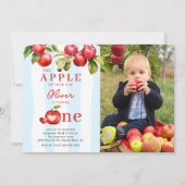 アップルの最初の誕生日パーティー 招待状 (正面)