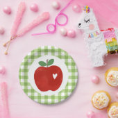 アップルの目の最初の誕生日紙プレート ペーパープレート (パーティー)