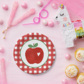 アップルの目の最初の誕生日紙プレート ペーパープレート (パーティー)