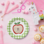 アップルの目の最初の誕生日紙プレート ペーパープレート (パーティー)