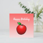 アップルの誕生日カード カード (スタンド正面)