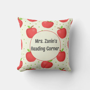 アップルをテーマにした先生読評価のコーナー クッション