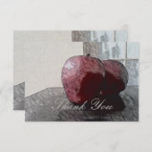 アップルアート感謝カード サンキューカード (正面/裏面)