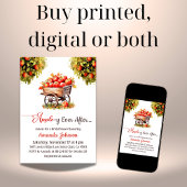 アップルイエバーアフター秋市場ブライダルシャワー 招待状