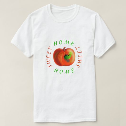 アップルウおもしろいムTシャツ Tシャツ (デザイン正面)