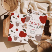 アップルオブザアイアップルをテーマにした誕生日 招待状