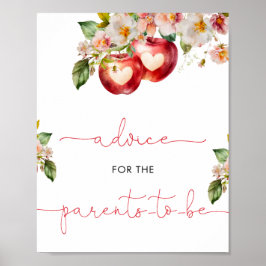 アップルオブザアイアドバイス標識 ポスター