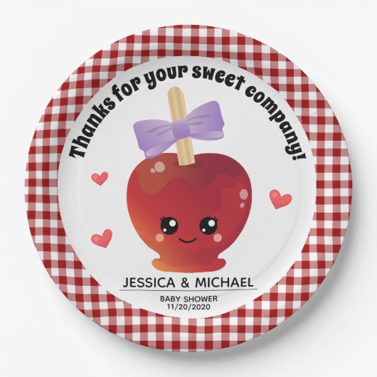 アップルオブザアイズ紙プレート ペーパープレート (正面)