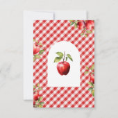 アップルオブザアイベビーシャワーアーチ サンキューカード (裏面)