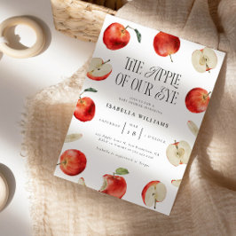 アップルオブザアイベビーシャワー招待状 招待状