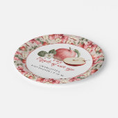 アップルオブザアイベビーシャワー紙プレート ペーパープレート (アングル)