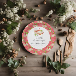 アップルオブザアイベビーシャワー紙 ペーパープレート