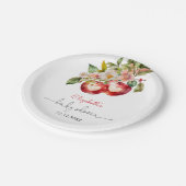 アップルオブザアイベビーモダンシャワー ペーパープレート (アングル)